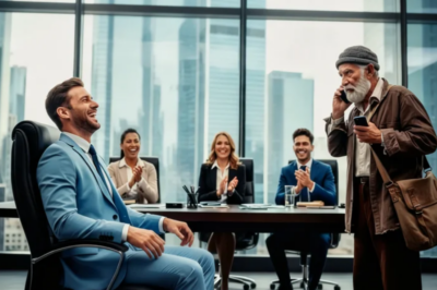 Se Burló de un Anciano y Dijo “Llama a Quien Quieras”… Hasta Que Escuchó QUIÉN Contestó…