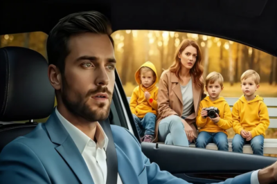 Millonario Ve a su Ex Novia Esperando un Uber con Tres Niños Idénticos a Él… 