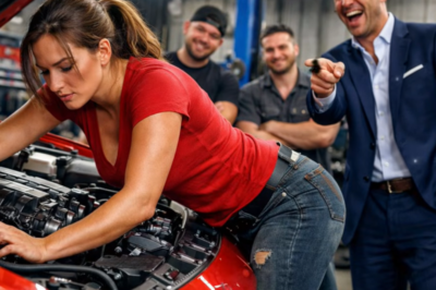 RETARON a mujer SENCILLA a arreglar el coche para burlarse… y DEJO a todos en silencio