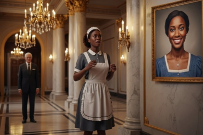 Pobre empleada doméstica negra pregunta al millonario: “¿Por qué la foto de mi mamá está en tu