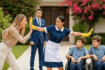 EL MILLONARIO DESCUBRE A LA NIÑERA CUIDANDO A SUS HIJOS… Y SE QUEDA HELADO AL VER LA VERDAD