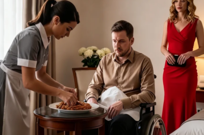 MILLONARIO FINGE ESTAR PARALIZADO PARA PROBAR A SU NOVIA… PERO LA EMPLEADA LE DA UNA LECCIÓN DE AMOR