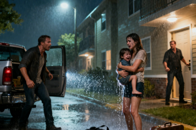  Single Dad Saw Single Mom And Child Thrown Out In The Middle Of A Storm…His Next Move Was Shocking… 