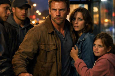  Single Dad Saw Young Men Harassing a Woman — Seconds Later, the Street Went Silent… 