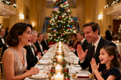  CEO Took Her Deaf Daughter to a Christmas Dinner — The Single Dad’s Sign Language Made Her Smile !
