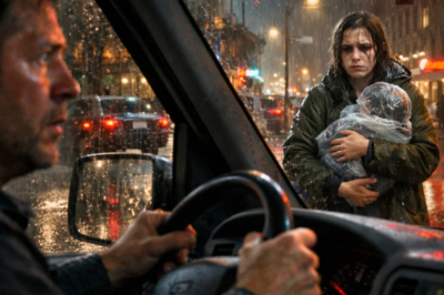  I Stopped At A Traffic Light And Saw My Daughter Standing There Begging With A Child In Her Arms…