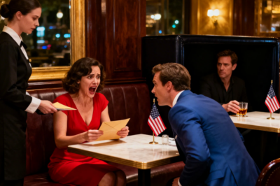  MY WIFE WAS HAVING DINNER WITH HER LOVER—UNTIL THE WAITER DELIVERED MY DIVORCE LETTER TO THEIR TABLE !