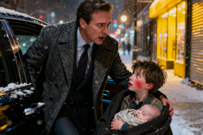  Sir, My Baby Sister Is Freezing…” Little Boy Said—The CEO Wrapped Them in His Coat & Took Home… 