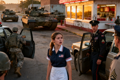  Waitress Covers a Soldier’s Bill Without a Word—The Next Morning, Tanks Block the Street and Her… 
