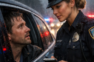 A Single Dad Stopped to Help a Female Cop—He Froze When He Saw Her Face ” My EX?” !