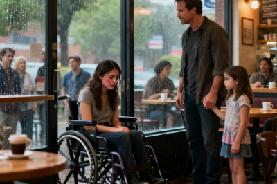 SHE APOLOGIZED FOR BEING IN A WHEELCHAIR — WHAT THIS SINGLE DAD DID NEXT LEFT EVERYONE SPEECHLESS !