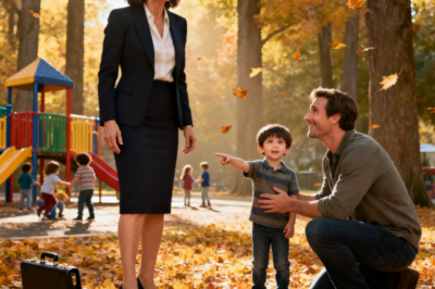 cEO Brought Her silent Son to the Park — She Stared in Shock When a Single Dad Changed Everything…