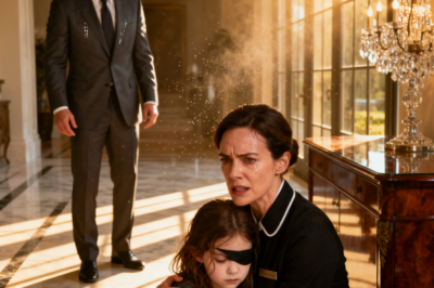 MILLONARIO VE A UNA EMPLEADA DEFENDIENDO A SU HIJA CIEGA… LO QUE DESCUBRE LO HACE LLORAR !