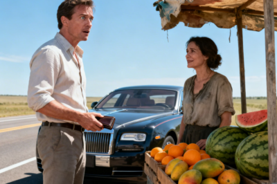 MILLONARIO SE DETUVO A COMPRAR FRUTA EN LA CARRETERA… Y QUEDÓ HELADO AL ESCUCHAR SU NOMBRE !