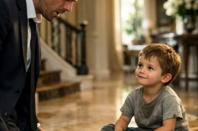 UN MILLONARIO VE AL HIJO DE LA SIRVIENTA QUE SE PARECE MUCHO A ÉL, Y EL NIÑO DICE “¿PAPÁ” !