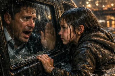 MILLONARIO CAE AL RÍO Y QUEDA ATRAPADO EN SU AUTO BLINDADO, PERO CUANDO ESTÁ HUNDIÉNDOSE UNA MENDIGA !