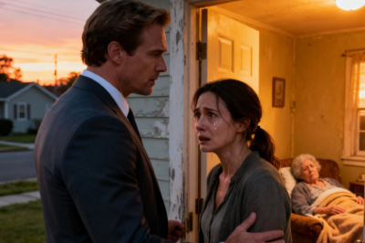 NADIE QUISO QUEDARSE AL LADO DE LA MUJER ENFERMA… HASTA QUE UN MILLONARIO SOLTERO TOCÓ A SU PUERTA !