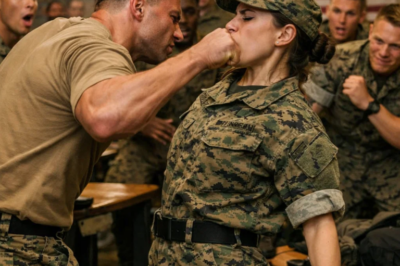 “Know Your Place!” A Marine Punched Her — He Had No Idea She Outranked Them All !