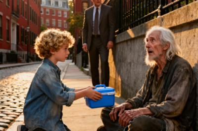 Billionaire Sees His Son Taking Food to an Old Man – Until Something Surprising Happens !