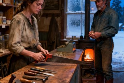  She Was Selling Her Late Husband’s Tools to Eat — Rancher Bought Them and Hired Her Instead !