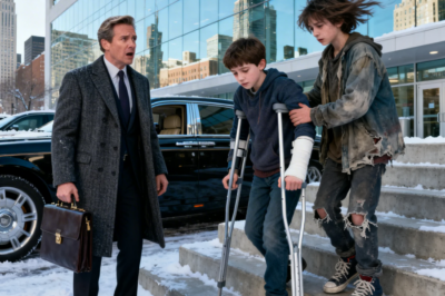 Millionaire Catches a Beggar Helping His Disabled Son… and Changes His Life !