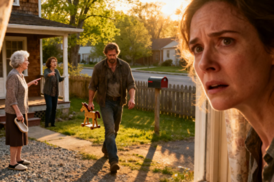  Seeing My Husband Quietly Take The Wooden Horse And Leave, I Decided To Follow Him. But The Gate… 