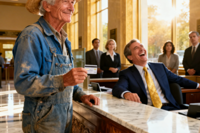 “I Want to Withdraw 1 Million,” Says the Farmer — The Businessman Laughs, But Is Deeply Moved Later !