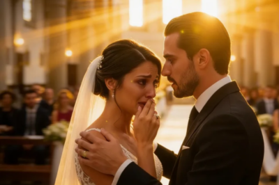 La abandonaron de forma desgarradora en un puesto justo en el suelo de la recepción de su propia boda, y su jefe multimillonario le susurró algo que dejó a todos sin palabras: “Imagina que soy…”.