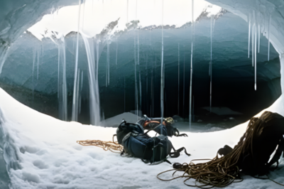 Explorador extraviado en 2001 — deshielo repentino revela una caverna con equipos y rastros humanos