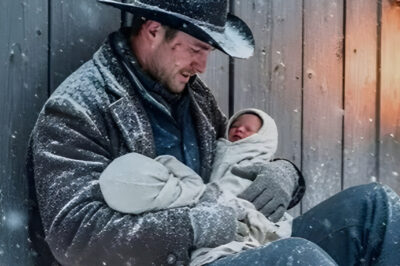En Año Nuevo, el padre soltero le pidió entrar al granero y la granjera los amó para siempre