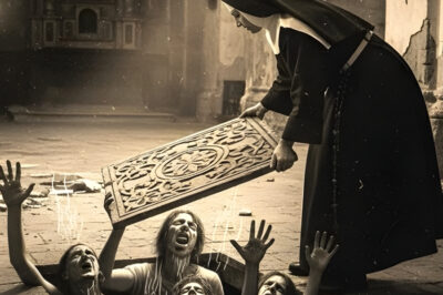Cuando una monja levantó el piso de una iglesia en , los lamentos comenzaron a subir desde el suelo