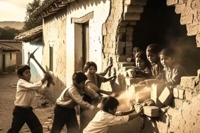 Cuando los niños rompieron el muro en Zacatecas, sus gritos se escucharon a varias casas de lejos