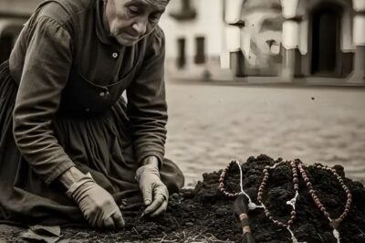Cuando La Abuela Conce limpio la plaza, hallo rosarios hechos con cabellos humanos enterrados