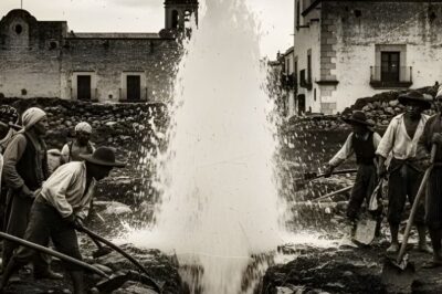 Cuando los albañiles cavaron una zanja en Puebla, el agua salió gritando sus nombres