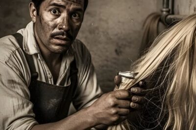 Cuando el plomero destapó las tuberÃas en San Luis, salieron mechones de pelo rubio durante 3 horas