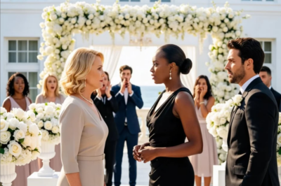 La Mujer Negra que Todos Ignoraban en la Boda… Hasta que el Novio Dijo Su Nombre y Nadie Pudo…