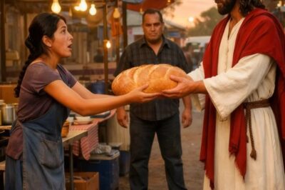 ELLA NO SABÍA A QUIÉN LE ESTABA DANDO SU ÚLTIMA TORTA Y ESA NOCHE DESCUBRIÓ QUE ERA JESÚS.