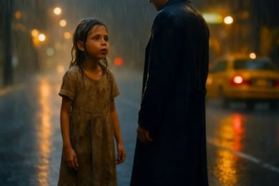 SEÑOR, SU HIJO NO SE SUBIÓ A ESE TAXI… DIJO LA NIÑA SUCIA EN MEDIO DE LA LLUVIA