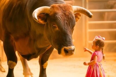 NADIE PODÍA ACERCARSE AL TORO, HASTA QUE ESTA NIÑA APARECIÓ…