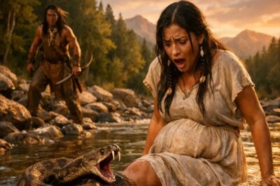 En trabajo de parto, sintió algo tocar su pierna… era una serpiente — entonces el apache hizo esto