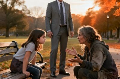 MILLONARIO VE A UNA MUJER SIN HOGAR ENSEÑANDO A SU HIJA DE 8 AÑOS, Y TIENE UNA REACCIÓN CONMOVEDORA