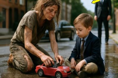 JOVEN AYUDA A ARREGLAR EL JUGUETE DE UN NIÑO LLORANDO… SIN SABER QUE SU PADRE ES MILLONARIO
