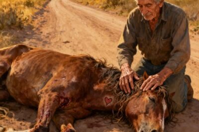 Anciano adopta yegua embarazada enferma por lástima… pero ella escondía un secreto…