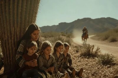 La tribu abandonó a la mujer apache con sus 5 hijos… El vaquero dijo: “Ahora somos seis”
