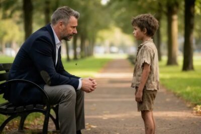 ¿PUEDO ORAR POR USTED?” EL NIÑO DESCALZO QUE DEJÓ DE RODILLAS A UN MILLONARIO SIN ALMA