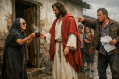 UNA ABUELITA CIEGA LE OFRECIÓ CAFÉ A UN FORASTERO EN SU PUERTA… ESA VISITA NADIE LA PUDO EXPLICAR