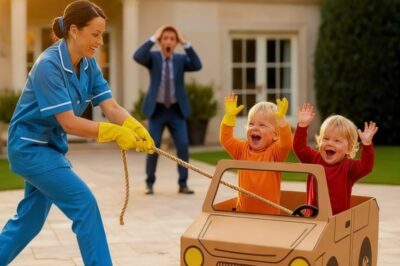 EL MILLONARIO NUNCA PENSÓ VER SONREÍR A SUS GEMELOS… HASTA HALLARLOS JUGANDO EN UNA CAJA DE JUGUETES