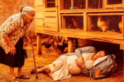 Una viuda anciana encuentra a una embarazada bajo su gallinero… y descubre algo que lo cambia todo