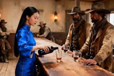 Forajidos Exigieron Whiskey Gratis—Viuda China Sirvió una Botella Especial: “Tomen… Invita la Casa.”