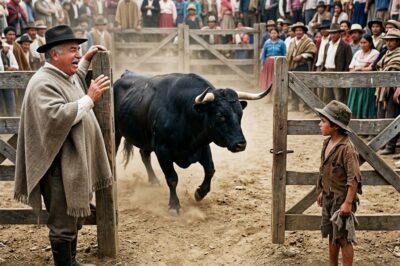 MILLONARIO APOSTÓ QUE NADIE DOMARÍA SU TORO — HASTA QUE UN NIÑO DE LA CALLE SORPRENDIÓ A TODOS!